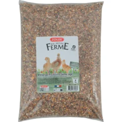 Zolux Aliments Composé, Mélange Poussin 2eme âge 4 Kg Basse Cour.