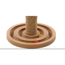 Arbre à Chat Brigitte Brun Naturel 30x30x45.5cm -Animaux Fournitures Magasin arbre a chat brigitte brun naturel 30x30x455cm animallparadise ap fl 560146 2