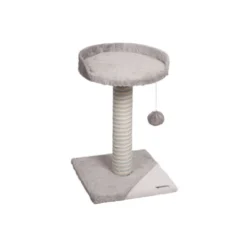 Arbre A Chat Clark, 30 X 30 X Hauteur 45 Cm, Couleur Gris