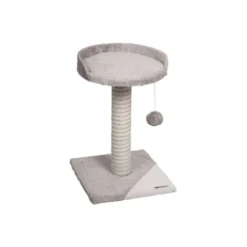 Arbre A Chat Clark, 30 X 30 X Hauteur 45 Cm, Couleur Gris -Animaux Fournitures Magasin arbre a chat clark 30 x 30 x hauteur 45 cm couleur gris animallparadise ap fl 561036 3