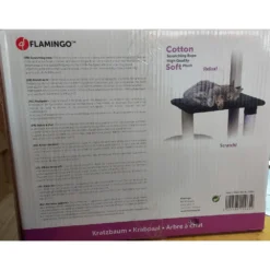 Arbre A Chat FORZA Noir 60 X 40 X Hauteur 151.5 Cm -Animaux Fournitures Magasin arbre a chat forza noir 60 x 40 x hauteur 1515 cm flamingo pet products fl 560982 5