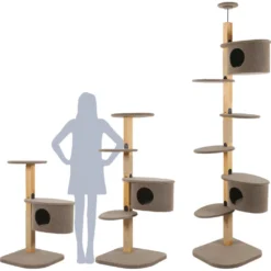 Zolux Arbre à Chat Jonah II, Hauteur 1 Mètre Pour Chat. -Animaux Fournitures Magasin arbre a chat jonah ii hauteur 1 metre pour chat zolux zo 504097 7