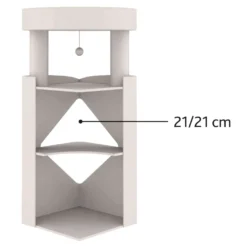 Trixie Arbre à Chat Tour Arma 38 X 38 X 98 Cm De Hauteur Couleur Gris Et Blanc -Animaux Fournitures Magasin arbre a chat tour arma 38 x 38 x 98 cm de hauteur couleur gris et blanc trixie tr 44427 5