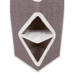 Trixie Arbre à Chat Tour Arma 38 X 38 X 98 Cm De Hauteur Couleur Gris Et Blanc -Animaux Fournitures Magasin arbre a chat tour arma 38 x 38 x 98 cm de hauteur couleur gris et blanc trixie tr 44427 6