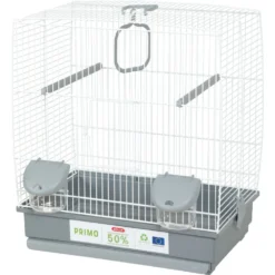 Cage Carla 40, Grise, 40 X 31x 44 Cm, Pour Oiseaux 5 Cage Carla 40, Grise, 40 X 31x 44 Cm, Pour Oiseaux -Animaux Fournitures Magasin cage carla 40 grise 40 x 31x 44 cm pour oiseaux animallparadise ap zo 104231 2