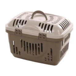 Flamingo Cage De Transport Darva Taupe 48.5 X 33.5 X 33 Cm Animaux Max 8 Kg