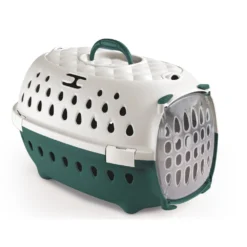 Stefanplast Cage De Transport Smart Chic Verte Max 6 Kg Pour Petit Chien Et Chat