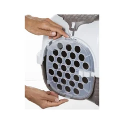 Cage De Transport, Tour Taupe Taille XS 33 X 52 X 34 Cm Pour Petit Chiens Ou Chats -Animaux Fournitures Magasin cage de transport tour taupe taille xs 33 x 52 x 34 cm pour petit chiens ou chats bama pet fl 517589 12