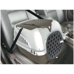 Cage De Transport, Tour Taupe Taille XS 33 X 52 X 34 Cm Pour Petit Chiens Ou Chats -Animaux Fournitures Magasin cage de transport tour taupe taille xs 33 x 52 x 34 cm pour petit chiens ou chats bama pet fl 517589 6