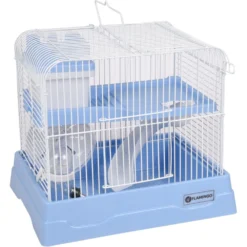 Cage Dinky Bleu 30 X 23 X 26 Cm Pour Petit Rongeur -Animaux Fournitures Magasin cage dinky bleu 30 x 23 x 26 cm pour petit rongeur flamingo pet products fl 210149 5