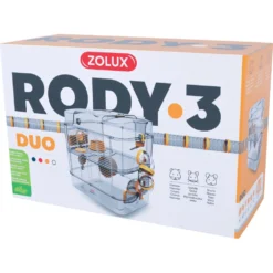 Zolux Cage Duo Rody3. Couleur Banane. Taille 41 X 27 X 40.5 Cm H. Pour Rongeur -Animaux Fournitures Magasin cage duo rody3 couleur banane taille 41 x 27 x 405 cm h pour rongeur zolux zo 206020 2