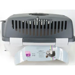 Cage Gulliver 1, Couleur Gris, Taille : 48 X 32 X 31 Cm, Transport Chien Max 6 Kg -Animaux Fournitures Magasin cage gulliver 1 couleur gris taille 48 x 32 x 31 cm transport chien max 6 kg animallparadise ap zo 422115 5