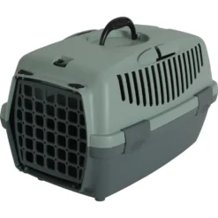 Cage GULLIVER 1, En Plastique Recyclé, Transport Pour Chien Max 6 Kg. -Animaux Fournitures Magasin cage gulliver 1 en plastique recycle transport pour chien max 6 kg animallparadise ap zo 422180 6