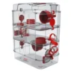 Zolux Cage Trio Rody3. Couleur Grenadine Pour Rongeur