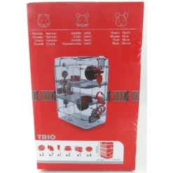 Zolux Cage Trio Rody3. Couleur Grenadine Pour Rongeur 9 Zolux Cage Trio Rody3. Couleur Grenadine Pour Rongeur -Animaux Fournitures Magasin cage trio rody3 couleur grenadine pour rongeur zolux zo 206023 2