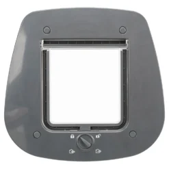 Trixie Chatière 4 Positions 27 × 26 Cm Extérieure Grise Pour Chat