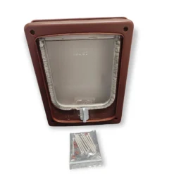 Chatière Tunnel 4 Positions Marron 19.8 X 25 Cm Pour Chat