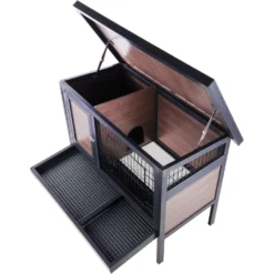 Clapier Ramos Matière Synthétique Brun. Pour Lapins. -Animaux Fournitures Magasin clapier ramos matiere synthetique brun pour lapins flamingo pet products fl 210320 2