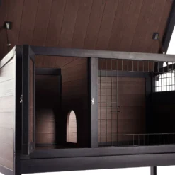 Clapier Ramos Matière Synthétique Brun. Pour Lapins. -Animaux Fournitures Magasin clapier ramos matiere synthetique brun pour lapins flamingo pet products fl 210320 3