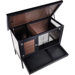 Clapier Ramos Matière Synthétique Brun. Pour Lapins. -Animaux Fournitures Magasin clapier ramos matiere synthetique brun pour lapins flamingo pet products fl 210320 4