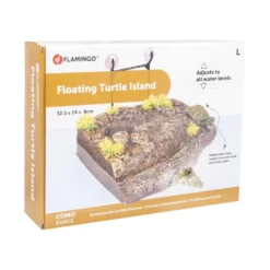 Flamingo Décoration D'angle île Flottante Pour Tortues, 32.5 Cm. -Animaux Fournitures Magasin decoration dangle ile flottante pour tortues 325 cm flamingo fl 407761 3