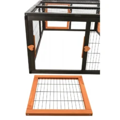 Enclos Avec Couverture, Dimensions: 150 × 53 × 150 Cm. Pour Lapin Et Petit Animaux. -Animaux Fournitures Magasin enclos avec couverture dimensions 150 x 53 x 150 cm pour lapin et petit animaux animallparadise ap 62286 7