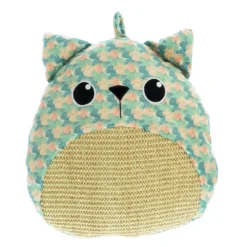 Griffoir En Sisal Naturel Tissu Feuille 36 X 34 X 7 Cm, Pour Chat