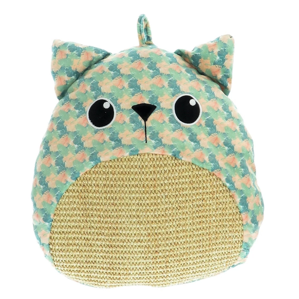 Griffoir En Sisal Naturel Tissu Feuille 36 X 34 X 7 Cm, Pour Chat 1 Griffoir En Sisal Naturel Tissu Feuille 36 X 34 X 7 Cm, Pour Chat