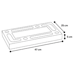 Griffoir Jouet Avec 2 Balles, 25 X 47 X 5 Cm, Pour Chat -Animaux Fournitures Magasin griffoir jouet avec 2 balles 25 x 47 x 5 cm pour chat animallparadise ap fl 561290 3
