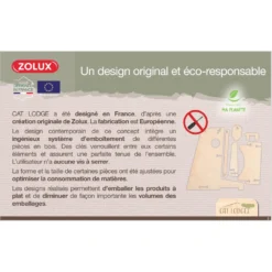 Zolux Hamac Cat Lodge 1,Taille 45 X 40 X 21 Cm Pour Chat -Animaux Fournitures Magasin hamac cat lodge 1taille 45 x 40 x 21 cm pour chat zolux zo 504130 7