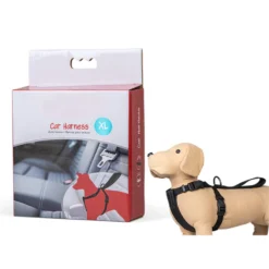 Harnais Et Ceinture De Sécurité Voiture, Taille XL, Pour Chien.
