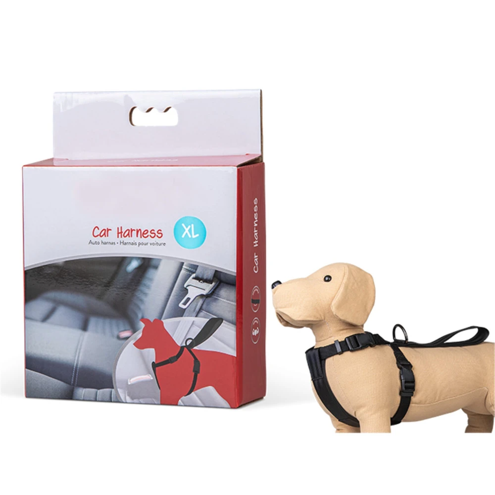 Harnais Et Ceinture De Sécurité Voiture, Taille XL, Pour Chien. 1 Harnais Et Ceinture De Sécurité Voiture, Taille XL, Pour Chien.
