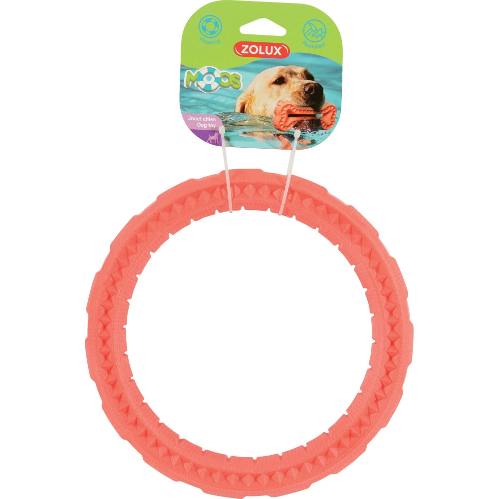 Zolux Jouet Anneau Moos TPR Flottant ø 23 Cm X 3 Cm Pour Chien 2 Zolux Jouet Anneau Moos TPR Flottant ø 23 Cm X 3 Cm Pour Chien – Image 2