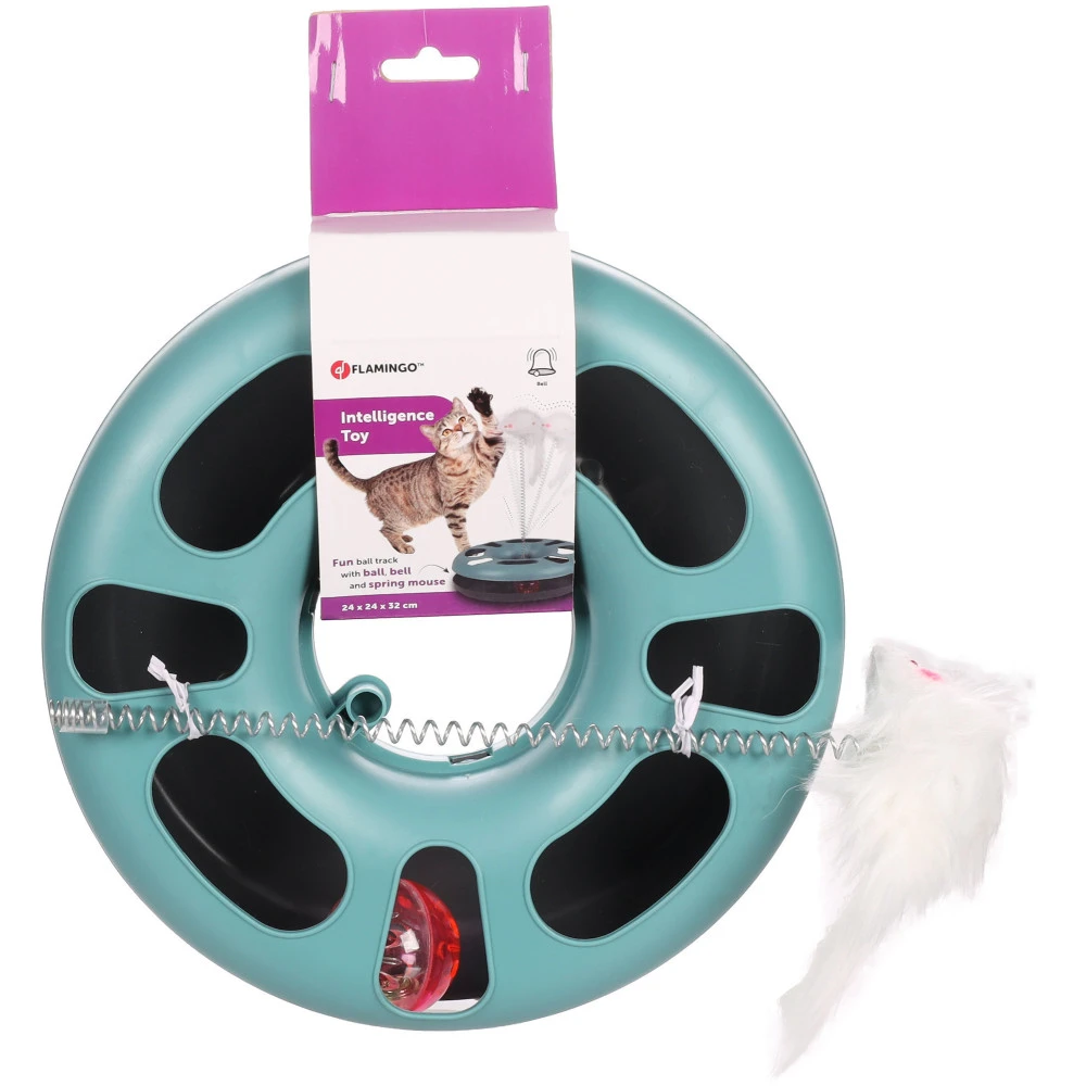 Jouet Laetitia Bleu Cercle ø24 Cm Pour Chats 4 Jouet Laetitia Bleu Cercle ø24 Cm Pour Chats – Image 4