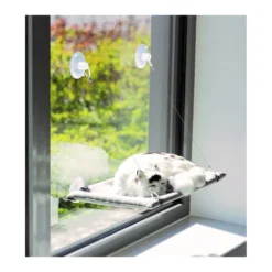 Lit Hamac De Fenêtre Pour Chats Taille 50x 30 Cm -Animaux Fournitures Magasin lit hamac de fenetre pour chats taille 50x 30 cm animallparadise ap tr 43209 3