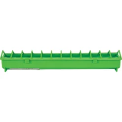 Mangeoire 50 Cm Vert En Plastique Pour Basse Cour