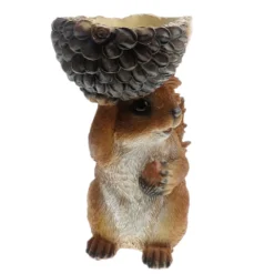 Mangeoire Forme écureuil, Hauteur 20 Cm, Oiseaux -Animaux Fournitures Magasin mangeoire forme ecureuil hauteur 20 cm oiseaux animallparadise ap ed 37000454 2