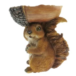Mangeoire Forme écureuil, Hauteur 20 Cm, Oiseaux -Animaux Fournitures Magasin mangeoire forme ecureuil hauteur 20 cm oiseaux animallparadise ap ed 37000454 5