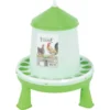 Mangeoire Silo En Plastique Avec Pieds, Capacité 4 Kg, Basse Cour