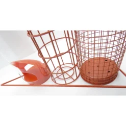 Zolux Mangeoire Trio Orange. 20 X 9 X Hauteur 22.5 Cm . Pour Oiseaux -Animaux Fournitures Magasin mangeoire trio orange 20 x 9 x hauteur 225 cm pour oiseaux zolux zo 170503 4