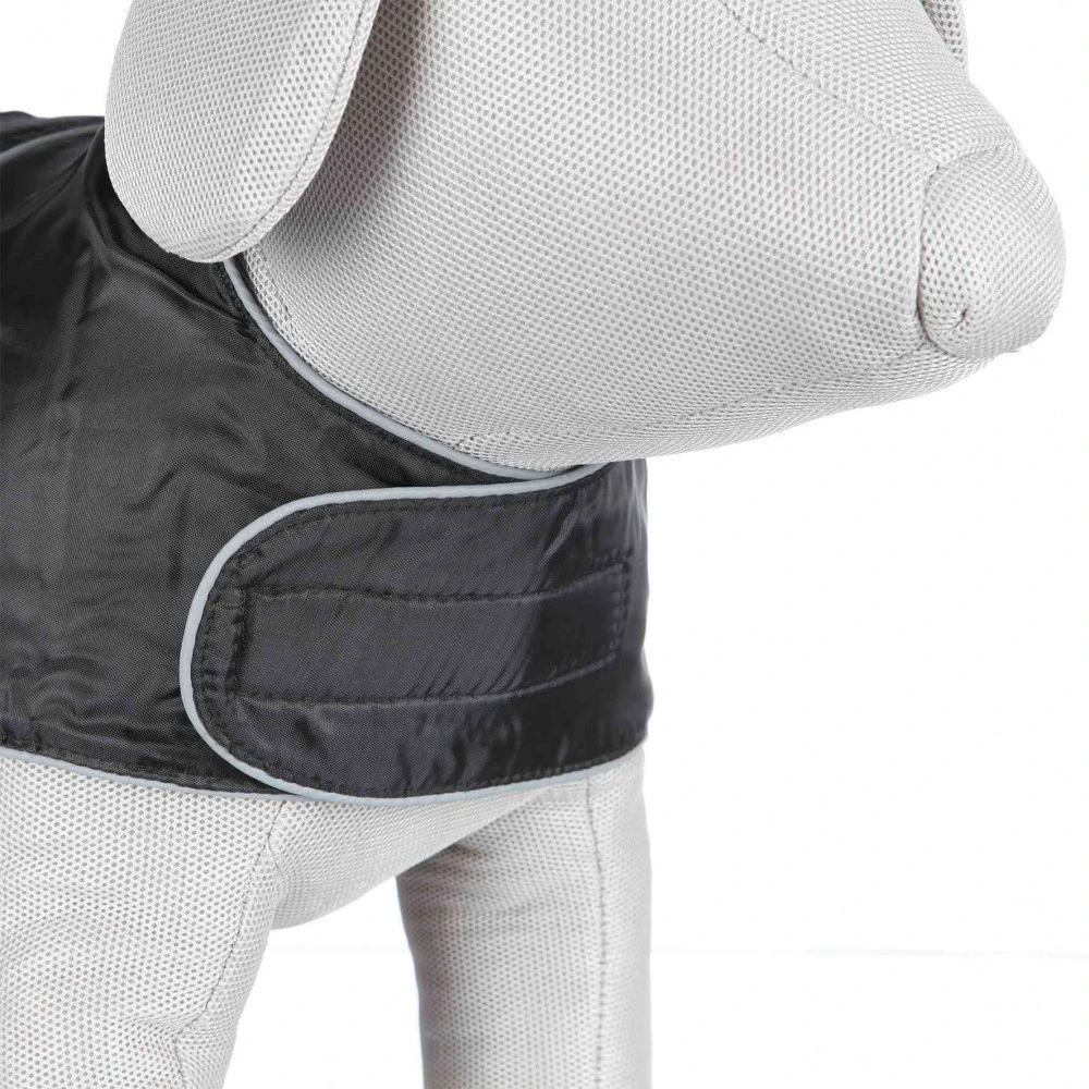 Trixie Manteau Orléans Noir. Taille L+. Encolure: 54-73 Cm. Pour Chiens. 2 Trixie Manteau Orléans Noir. Taille L+. Encolure: 54-73 Cm. Pour Chiens. – Image 2