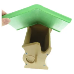 Nichoir En Bois Composite, Brun Vert, Pour Oiseaux -Animaux Fournitures Magasin nichoir en bois composite brun vert pour oiseaux animallparadise ap fl 110317 4