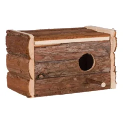 Nichoir En Bois Pour Perruches 21 × 13 × 12 Cm - ø 3,8 Cm