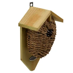 ESSCHERT DESIGN Nichoir En Poche Jonc De Mer, ø Du Trou 35mm. Pour Oiseaux Troglodyte. -Animaux Fournitures Magasin nichoir en poche jonc de mer o du trou 35mm pour oiseaux troglodyte esschert design ed nkbs 2