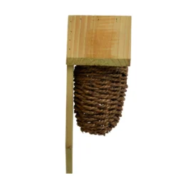 ESSCHERT DESIGN Nichoir En Poche Jonc De Mer, ø Du Trou 35mm. Pour Oiseaux Troglodyte. -Animaux Fournitures Magasin nichoir en poche jonc de mer o du trou 35mm pour oiseaux troglodyte esschert design ed nkbs 8