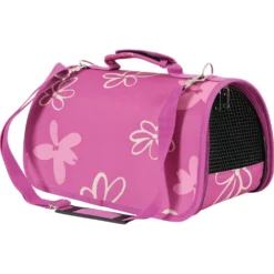 Panier De Transport Flower. Taille L Couleur Prune Pour Chat Ou Chien. -Animaux Fournitures Magasin panier de transport flower taille l couleur prune pour chat ou chien animallparadise ap zo 423448pru 2