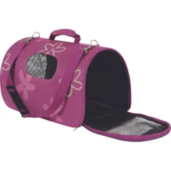 Zolux Panier De Transport Flower. Taille M. Couleur Prune. Pour Chat Ou Chien.