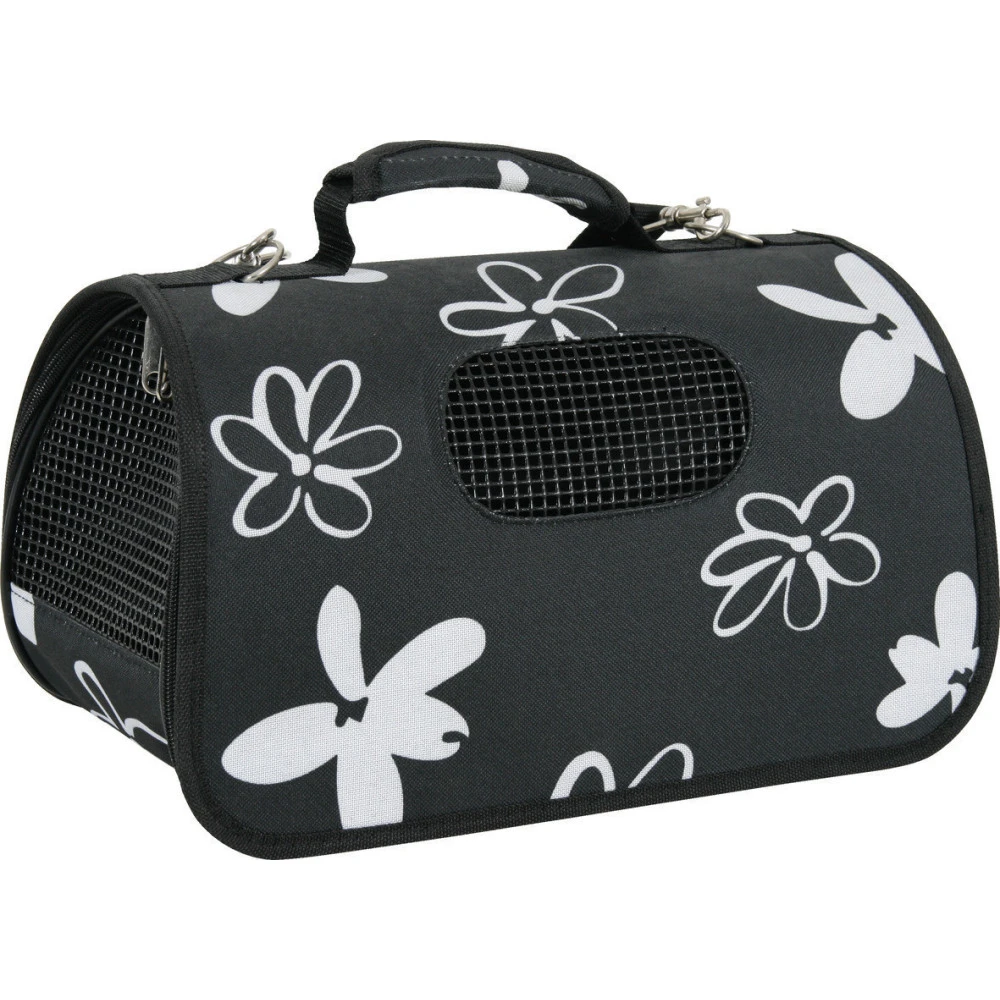 Zolux Panier De Transport Flower. Taille S. Couleur Noir. Pour Chat Ou Chien. 2 Zolux Panier De Transport Flower. Taille S. Couleur Noir. Pour Chat Ou Chien. – Image 2