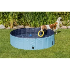 Piscine Pour Chien, Dimensions ø 80 × 20 Cm Coloris Bleu Clair-bleu -Animaux Fournitures Magasin piscine pour chien dimensions o 80 x 20 cm coloris bleu clair bleu animallparadise ap tr 39481 2
