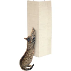 Planche Grattoir Sisal Pour Chat, Beige 28 X 52 Cm + Catnip. -Animaux Fournitures Magasin planche grattoir sisal pour chat beige 28 x 52 cm catnip animallparadise ap 5346242 3